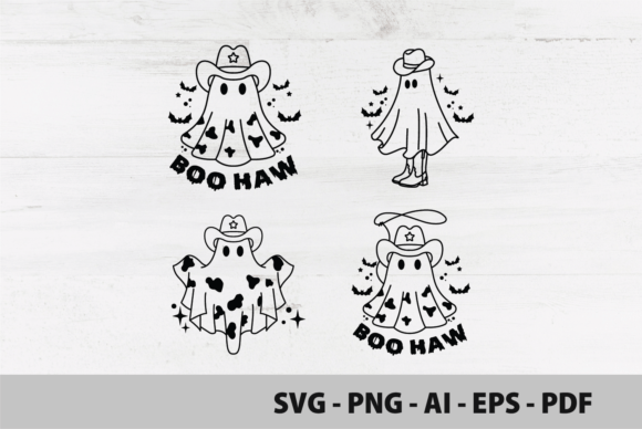 Boo Haw Halloween SVG PNG Sublimation: A Spooky, Stylish Embroidery Design