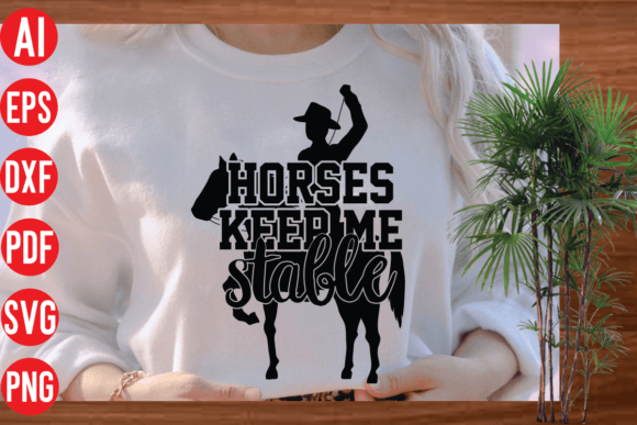 Horses Keep Me Stable: A Thoughtful Embroidery Design for Real Projects