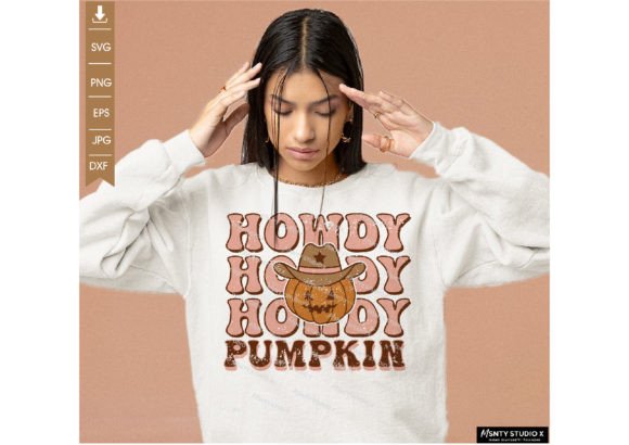 Howdy Pumpkin SVG: A Fall Embroidery Design with Western Flair