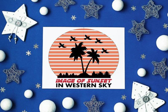 Image of Sunset in Western Sky-SVG Review for Embroidery Projects